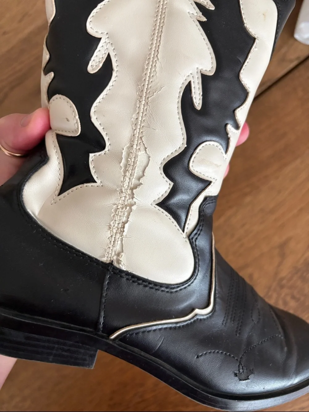 Zara Kids 33 Western Cowgirl Boots
